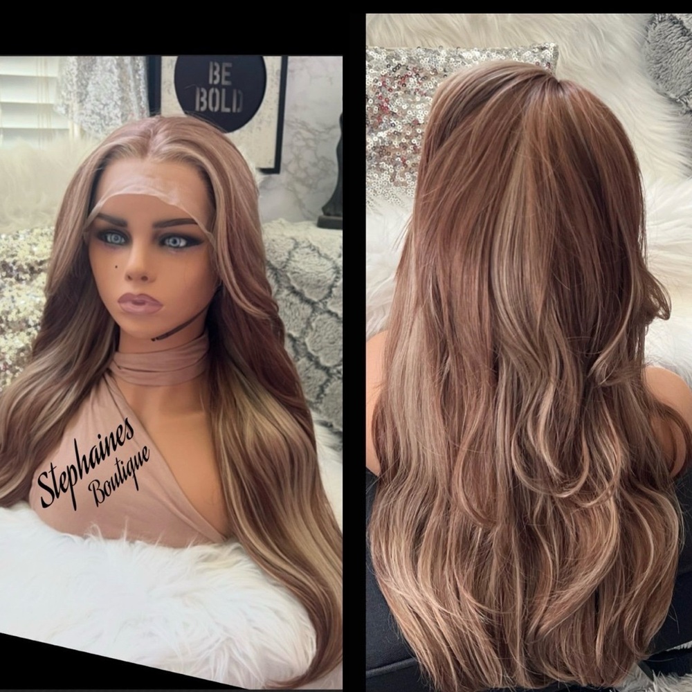 Human Hair Blended Lace Front Wig